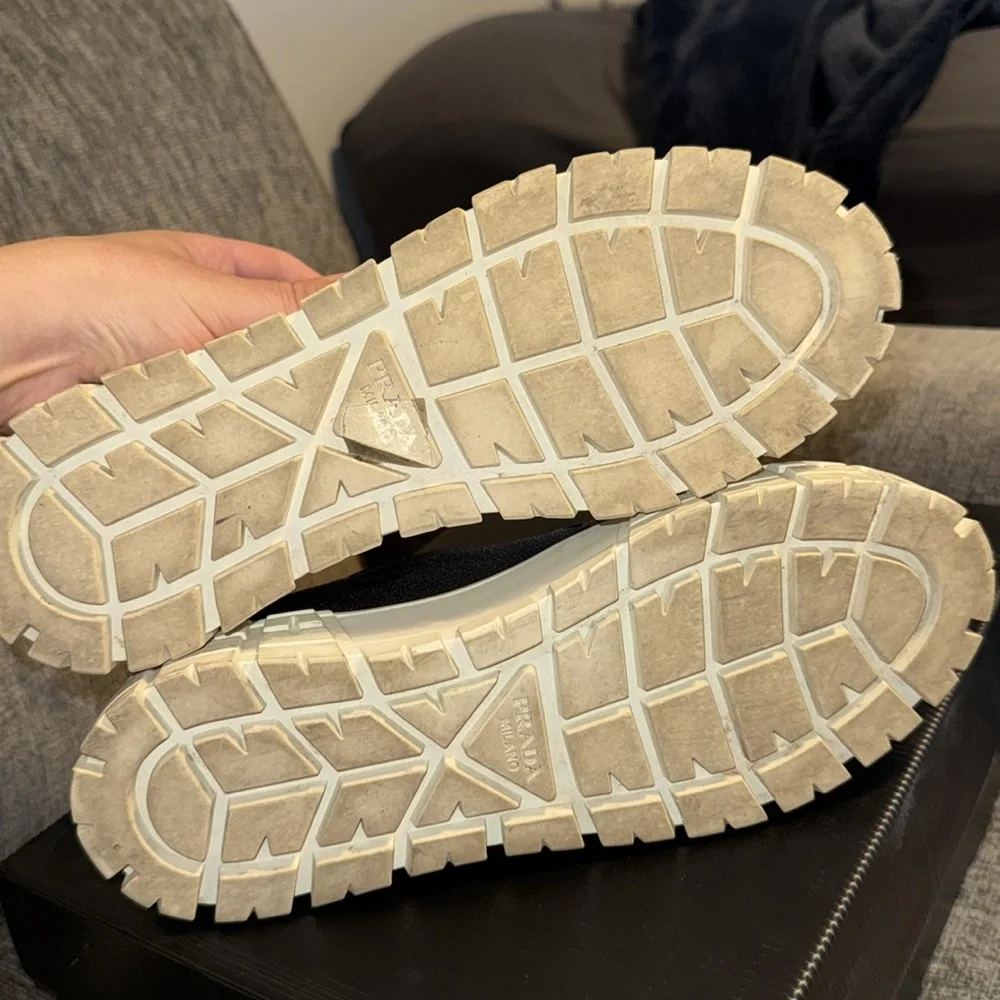 Prada platform lug sole sneakers - Picture 7 of 10